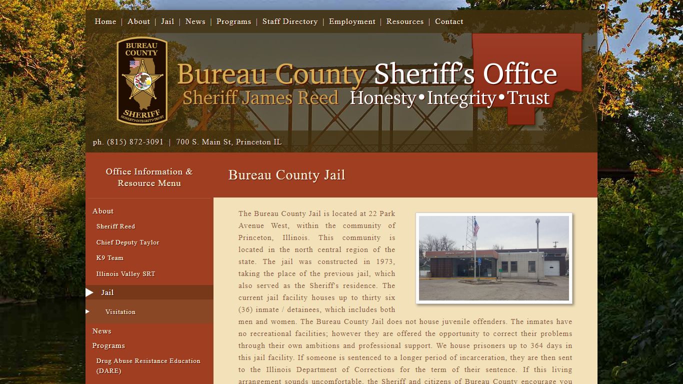 Jail | Bureau County Sheriff's Office | Princeton, IL
